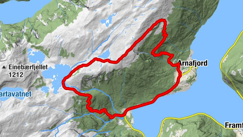 Tenne - Vatnane - Arnafjord