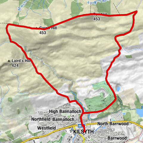 Kilsyth - Garrel Hill - Tomtain - Berryhill