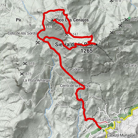 Fortuna - Cerro de la Pedriza - Pico Los Cenajos - Sierra de la Pila