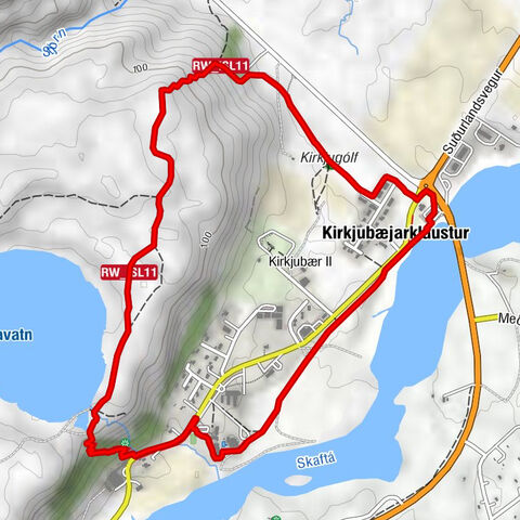 Kirkjubæjarklaustur - KJARR Restaurant - Systrafoss - Skaftárhreppur