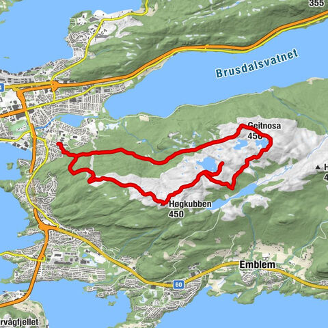 Ålesund - Høgkubben - Geitnosa