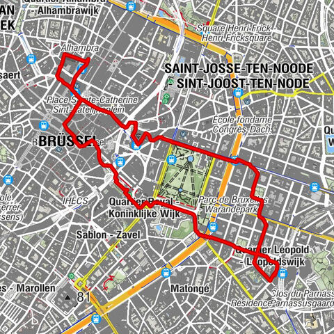 Quartier Léopold - Leopoldswijk - Chapelle protestante - Protestantse Kapel - Chapelle de la Madeleine - Magdalenakapel - Etterbeek