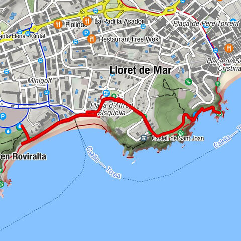 Blanes - Lloret de Mar - el Gurugú