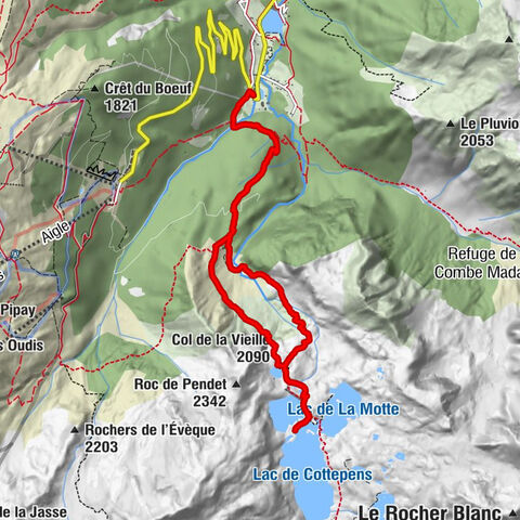 Fond de France - Col de la Vieille - Refuge des 7 Laux - Cabane du Lac Carré