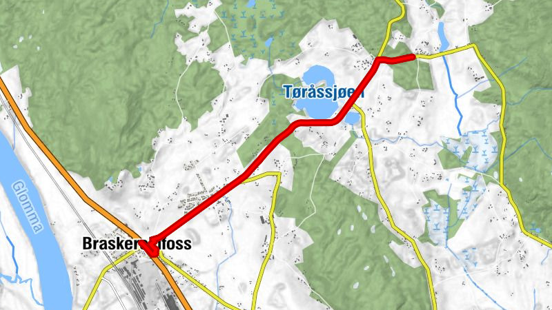 Våler - Tøråsen - Lundfeltet - Braskereidfoss