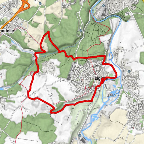 Ligugé - Le Champ de la Ligne - Champ Bireau