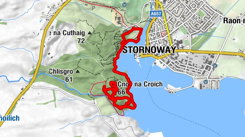 Na h-Eileanan Siar - Cnoc na Croich - Steòrnabhagh - Ceann a' Bhàigh
