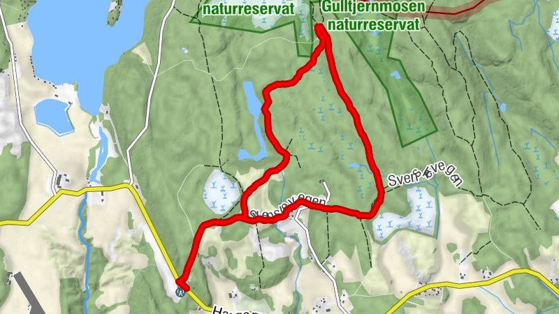 Indre Østfold - Tretterstykket - Skimtefjellhytta