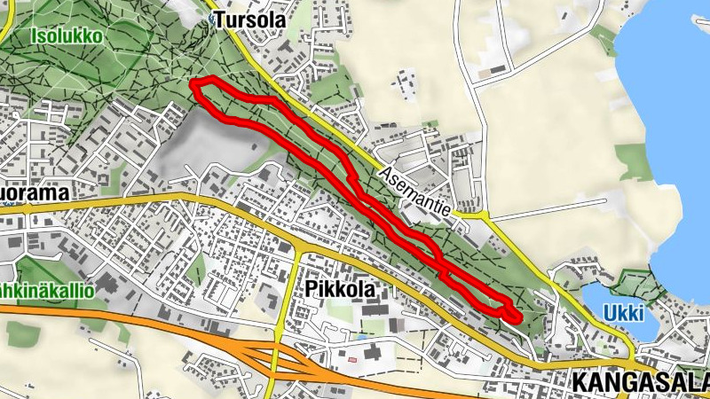 Kangasalan asema - Tursola - Kangasala