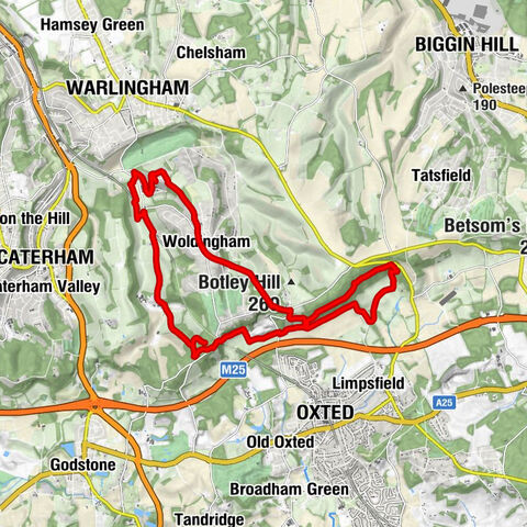 Woldingham - Greenwich - St Paul's - Croydon