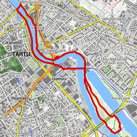 Tartu linn - Tartu - Uueturu