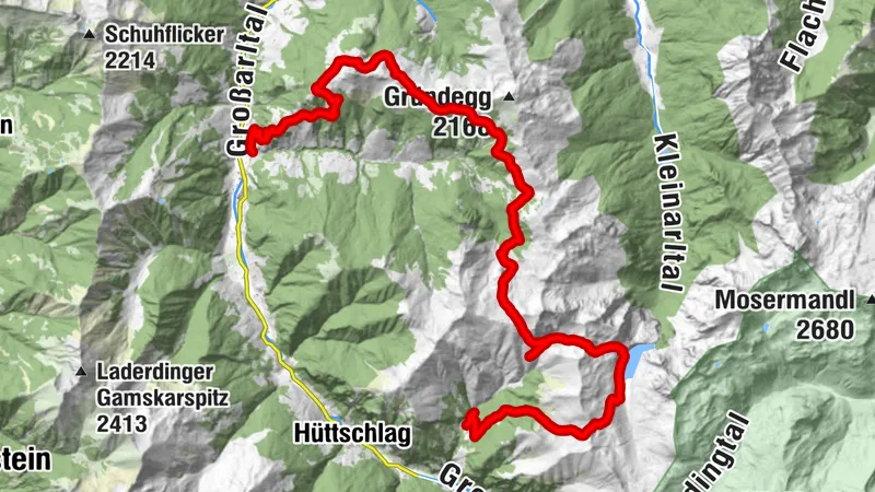 Grossarltal: 3-day hike across Tappenkarsee to the Ellmautal
