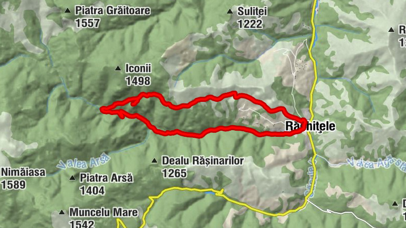 Răchițele - Lespezi - Cascada Vălul Miresei - Izvorul Stanciului