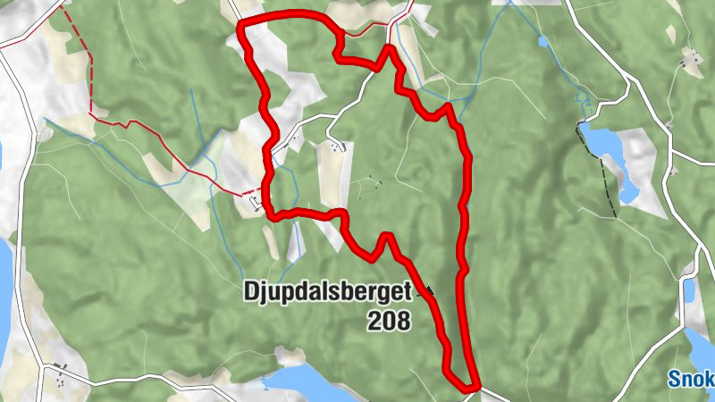 Ungstorp - Djupdalsberget