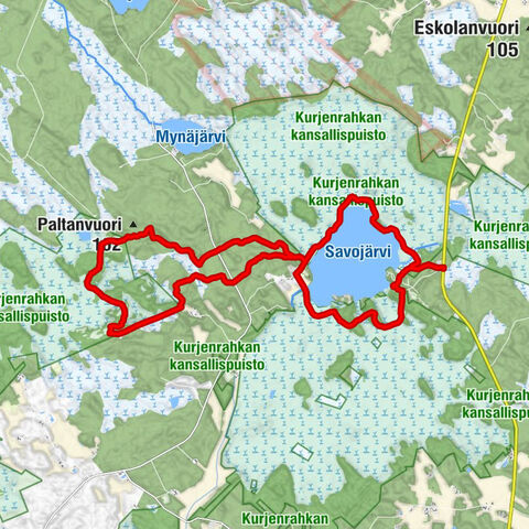 Nousiainen - Rantapiha - Huhtaniitunmäki