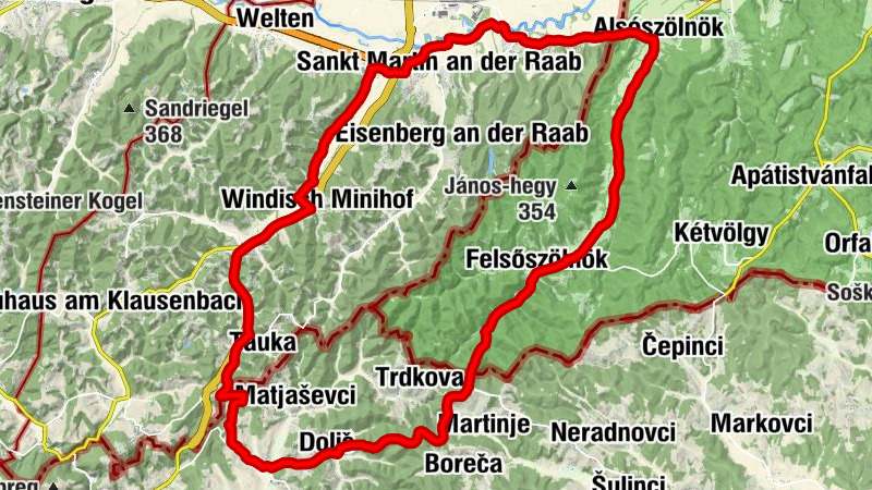 3-Country Bike Path - Gourmet Route