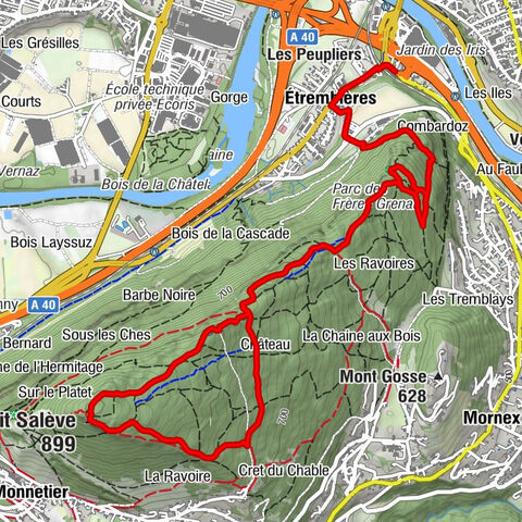 Les Blanchardes - Annemasse - Chapelle Notre-Dame d'Étrembières - Petit Salève