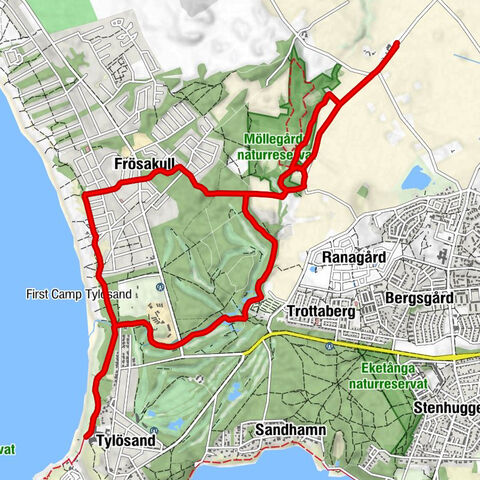 Mjällby - Frösakull - Tylösand