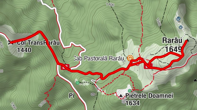 Col TransRarău - Cab Pastorală Rarău - Rarău