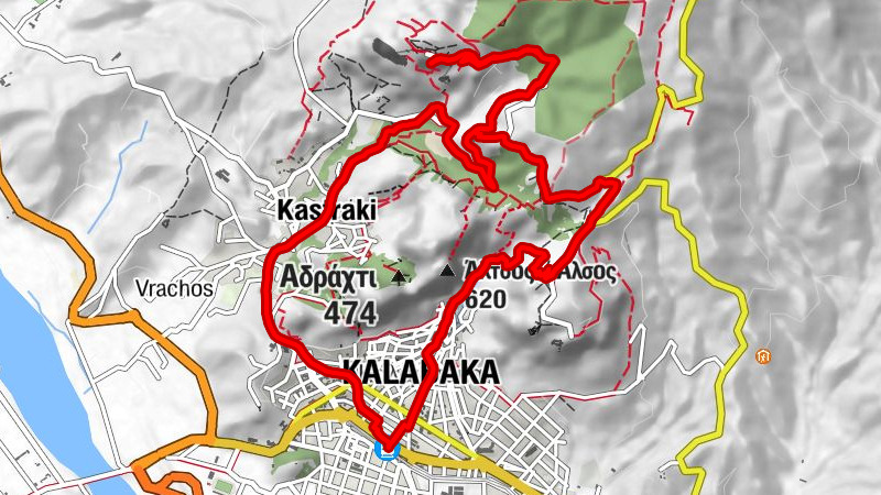 Καλαμπάκα - Άγιος Αθανάσιος - Άγιος Γεώργιος - Μετέωρα