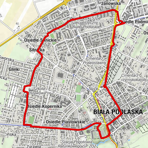 Janowska - Kaplica klasztorna - Kaplica pw. Świętego Jozafata - Biała Podlaska