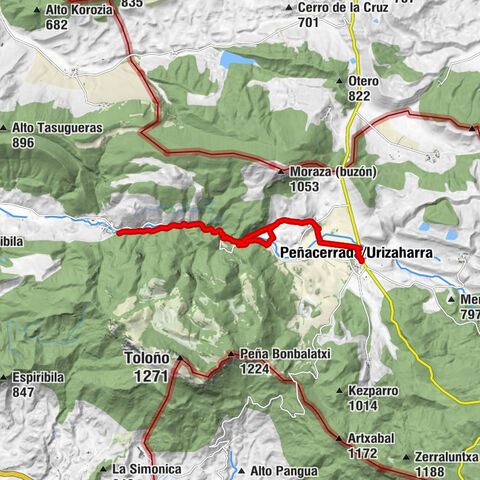 Peñacerrada/Urizaharra - Payueta/Pagoeta - Herrerías - Berganzo