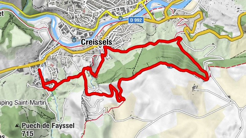 Creissels - Millau - Souloumiac - La Plaine du Buech