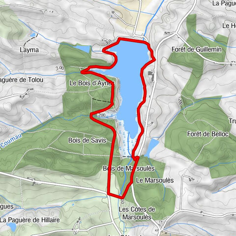 Gazax-et-Baccarisse - La Mespladère - Bois de Marsoulès - Bassoues