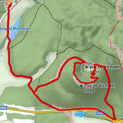 Gite de Montlosier - puy de Vichatel - Puy de Vichatel