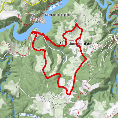 Église Saint-Jacques - Saint-Jacques-d'Ambur - Auberge de La Hulotte - Bistrot La Chazotte