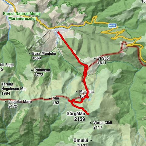 Complex turistic Borșa - Șaua Știol - Gărgălău - Cerbul