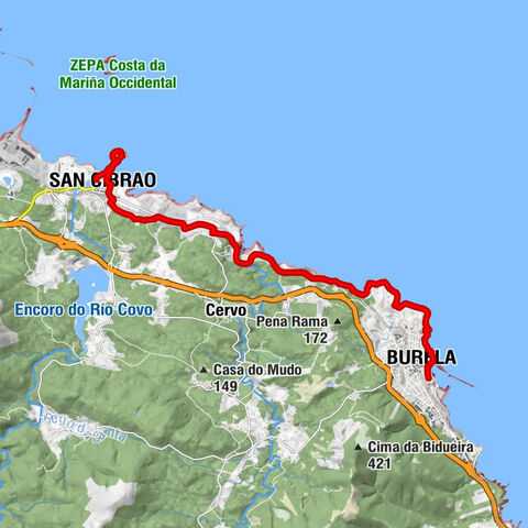 Burela - Capela de Santo André - Capela de San Cibrao e Ssan Cornelio - Lieiro
