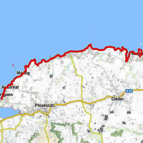 Porsmeur - Roc'h ar Mor - Porsguen - Moguériec