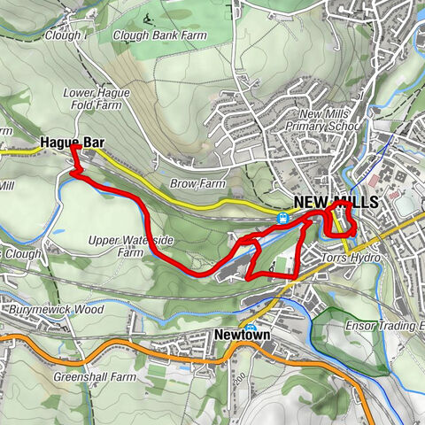 Hague Bar - Stockport - New Mills Central - New Mills