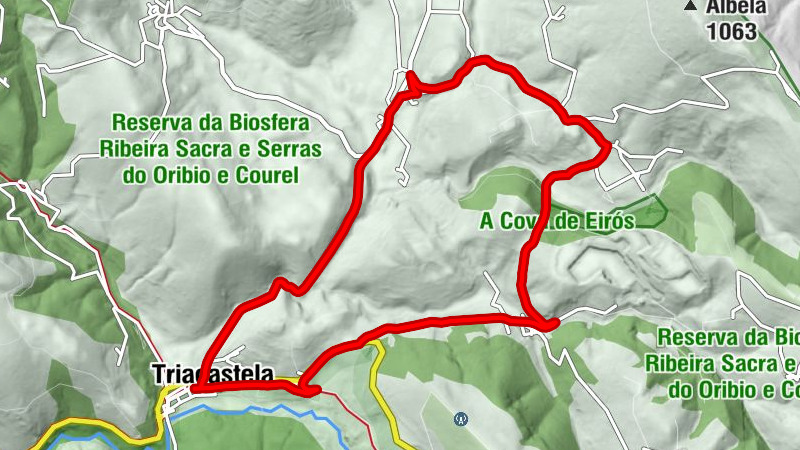 O Barrio de Baixo - Triacastela - O Barrio das Pereiras - Igrexa de Santiago de Triacastela
