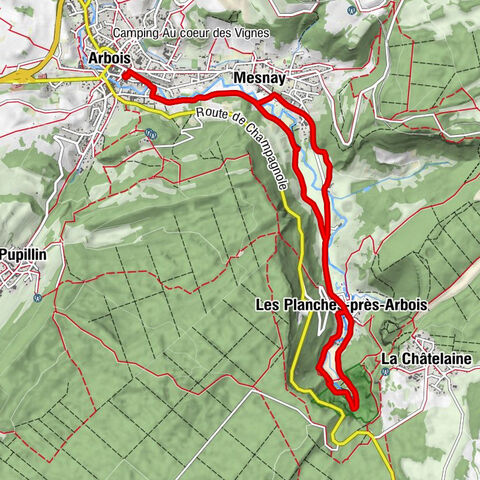 Arbois - Mesnay - Les Planches-près-Arbois - Église de la Nativité-de-la-Mère-de-Dieu
