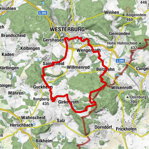 Westerburg - Burgberg - Kapelle