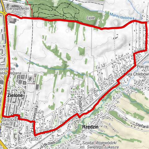 Rzędzin - Mała Chlebówka - Tarnów - Starówka