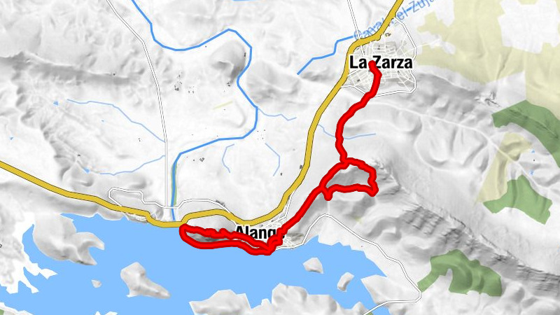La Zarza - Puerto de las Palomas - Thermae - Cerro de la Culebra