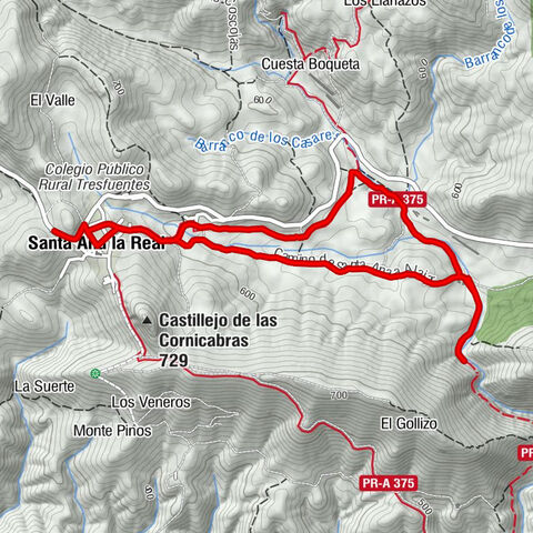Santa Ana la Real - Fuente Tres Caños - La Presa