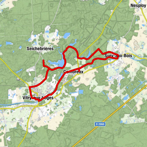 Auberge de Combreux - Église Saint-Pierre - Église Saint-Médard - Église Saint-Georges