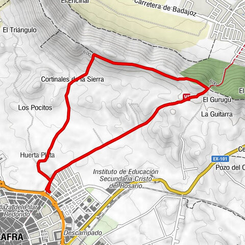 Zafra - Huerta Plata - Cortinales de la Sierra - Los Santos de Maimona