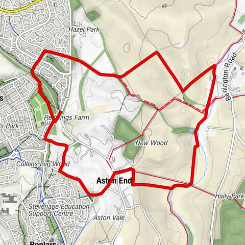 Stevenage - Aston End - Aston
