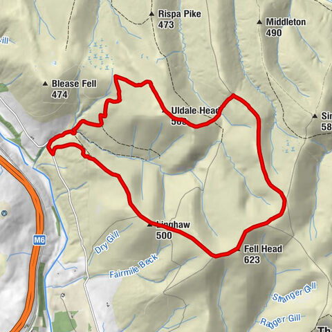 Tebay - Uldale Head - Fell Head - Sedbergh