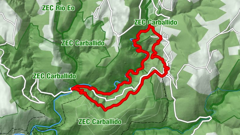 Vilardíaz - Fervenza da Pinguela - Romeán - San Martín de Robledo