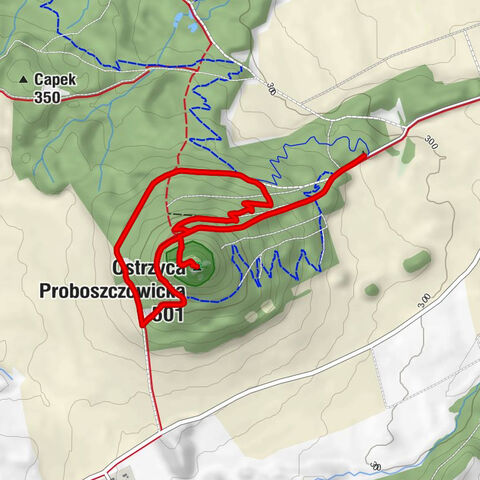 Proboszczów - Ostrzyca Proboszczowicka