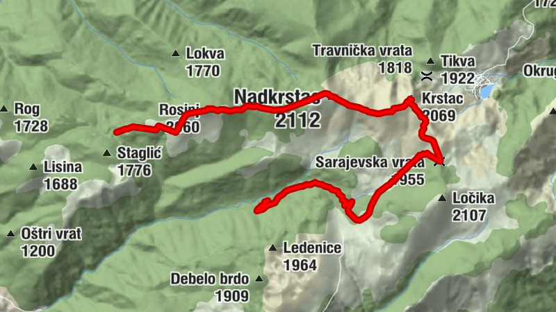 Rosinj - Nadkrstac - PD Radovina