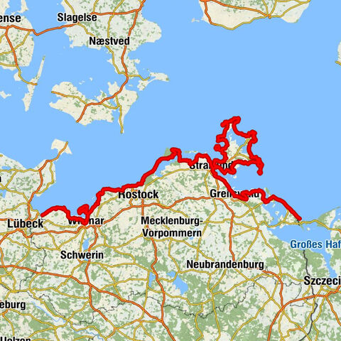 Redewisch Ausbau - Katharinenberg - Streckelsberg - Świnoujście