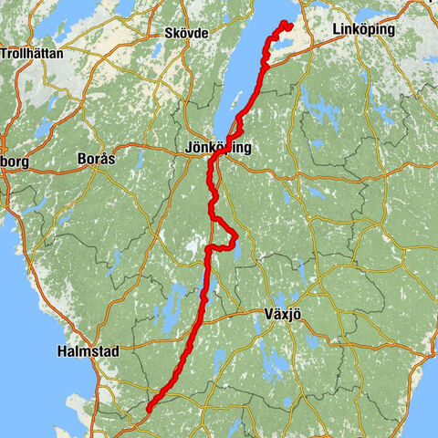 Skånes-Fagerhult - Gisslagårdsås - Stava - Vadstena Klosterkyrka