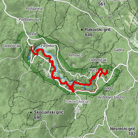 Veliki naravni most - Mali naravni most - Cerknica